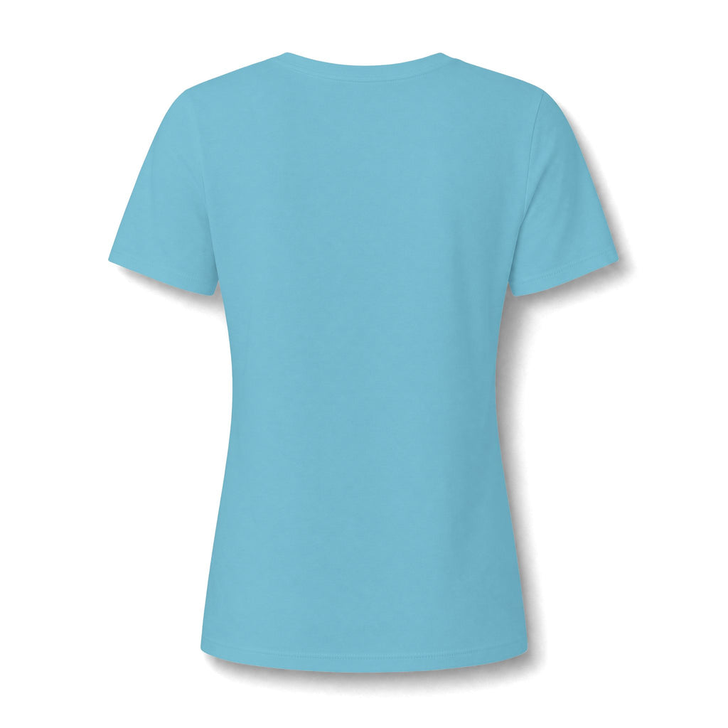 Women's Relaxed Heather CVC V-Neck Tee