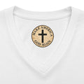 Women's Relaxed Heather CVC V-Neck Tee