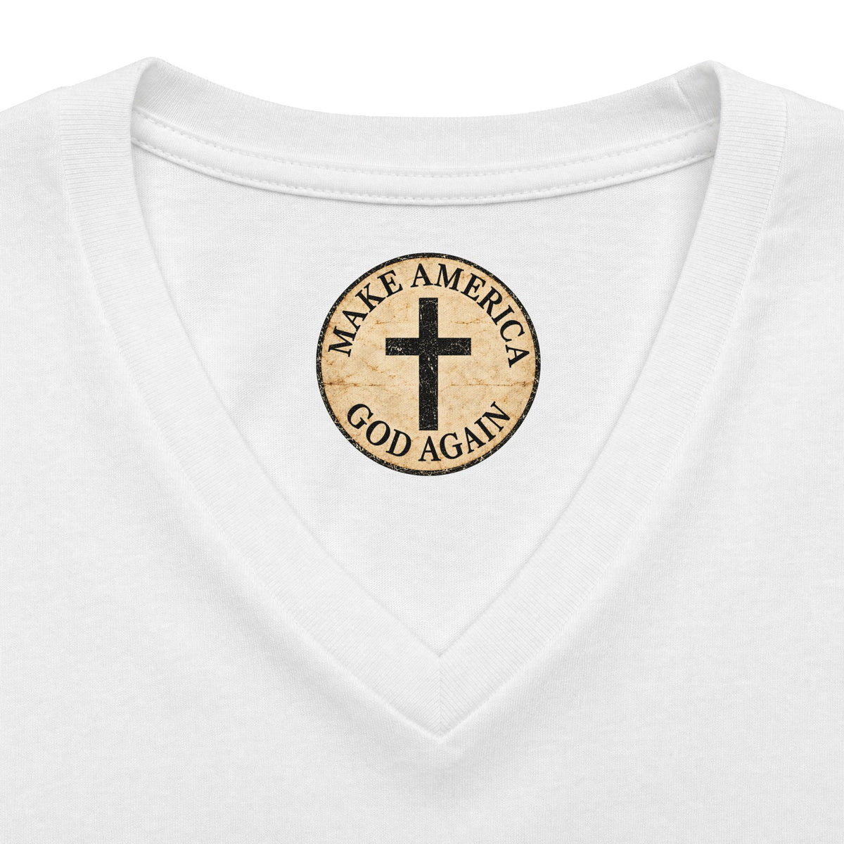 Women's Relaxed Heather CVC V-Neck Tee