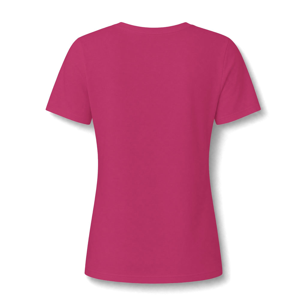 Women's Relaxed Heather CVC V-Neck Tee